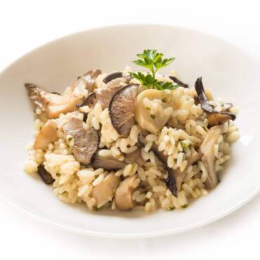 Low FODMAP Oyster Mushroom Risotto Recipe